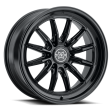 Method Raised MR803 22x12   6x5.5 BP   -40mm Offset   106.25mm Bore - Gloss Black Wheel Supply