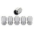 McGard Wheel Lock Nut Set - 5pk. (Cone Seat) M12X1.25   13 16 Hex   1.28in. Length - Chrome Hot on Sale