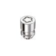 McGard Wheel Lock Nut Set - 5pk. (Cone Seat) M12X1.25   13 16 Hex   1.28in. Length - Chrome Hot on Sale