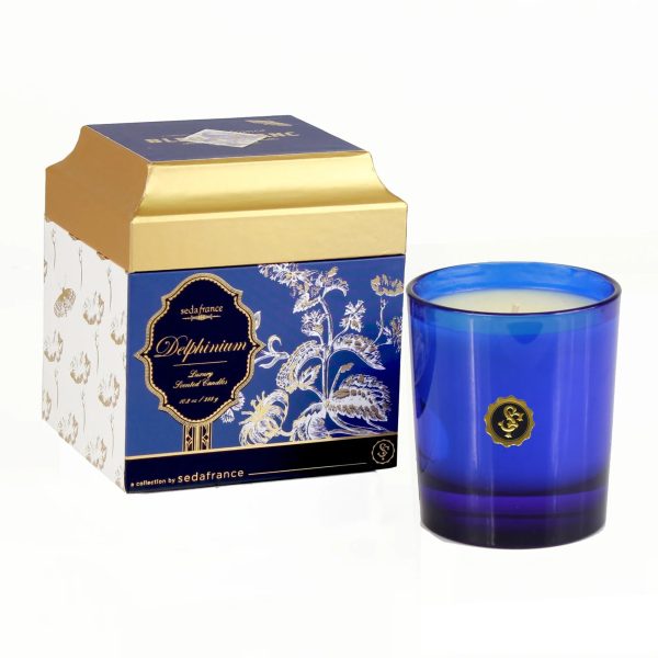 Seda France Delphinium Bleu et Blanc Boxed Candle Discount