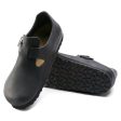 Birkenstock Shoes London Oiled Leather Narrow Fit Black Cheap