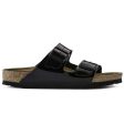 Birkenstock Classic Arizona Birko-Flor Patent Regular Fit Black Online Hot Sale