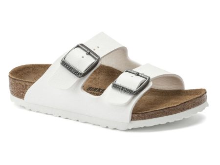 Birkenstock Kids Arizona Birko-Flor Narrow Fit White on Sale