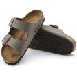 Birkenstock Classic Arizona Birkibuc Regular Fit Stone Hot on Sale