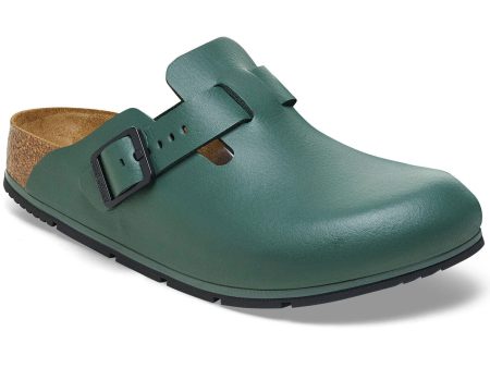 Boston Pro Oiled Leather PU Coated Narrow Fit Thyme on Sale