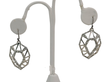 Alexis Bittar Rhodium Deco Earrings For Cheap