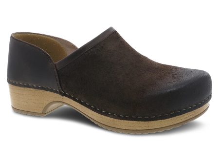 Brenna | Burnished Suede | Chocolate For Discount