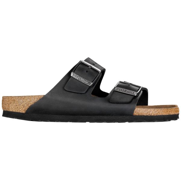 Birkenstock Classic Arizona Oiled Leather Narrow Fit Black Online Sale