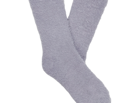 UGG Teddi Cozy Crew Sock Cloudy Grey Hot on Sale