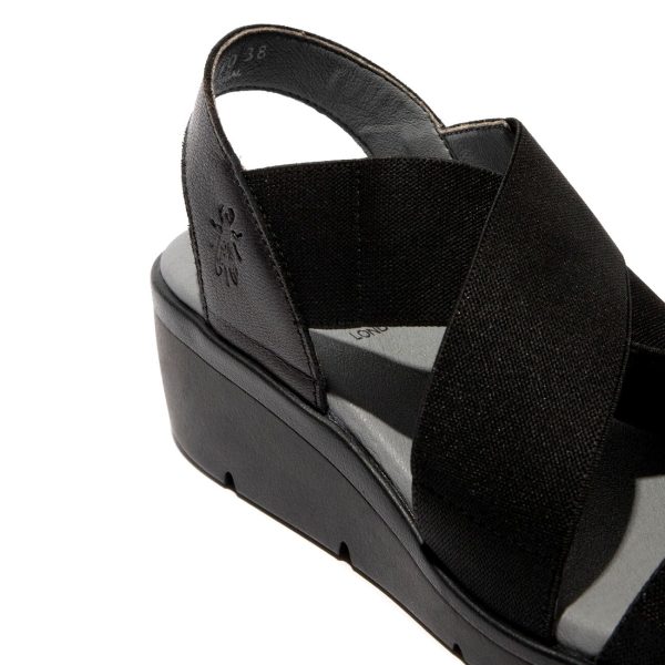 Fly London Noli056 Sandal Leather Black on Sale