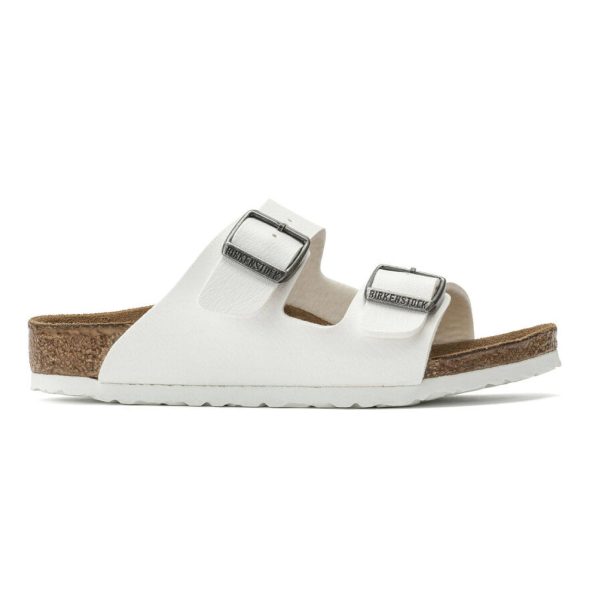 Birkenstock Kids Arizona Birko-Flor Narrow Fit White on Sale