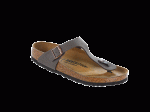 Birkenstock Classic Gizeh Regular Fit Birkibuc Mocca Online Sale