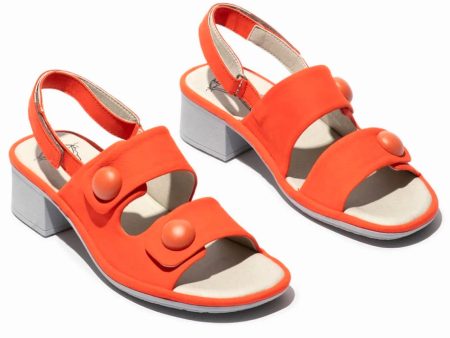 Fly London Elba489fly Sandal Leather Scarlet Sale