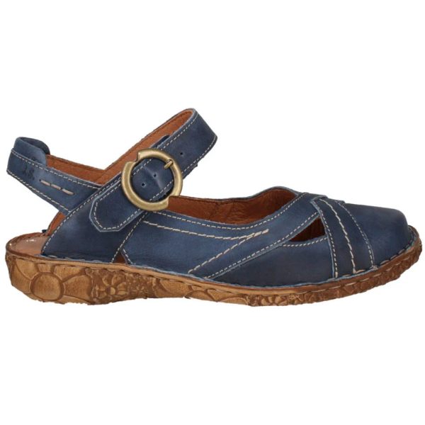 Josef Seibel Rosalie 49 Sandal Leather Ocean Online Hot Sale