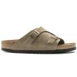 Birkenstock Classic Zurich Regular Fit Suede Taupe Discount