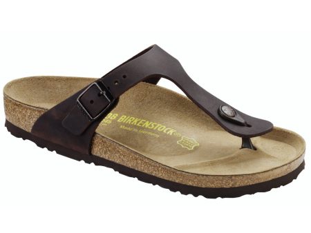 Birkenstock Classic Gizeh Regular Fit Natural Leather Habana Online