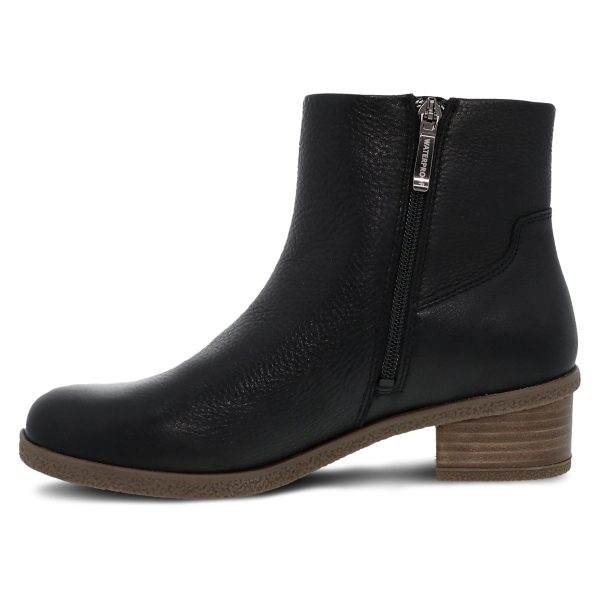 Daisie | Waterproof | Tumbled Leather | Black on Sale