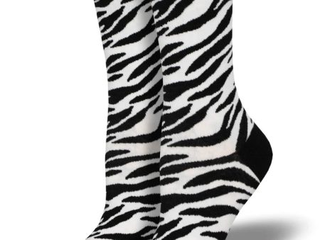 Zebra Print | White For Sale