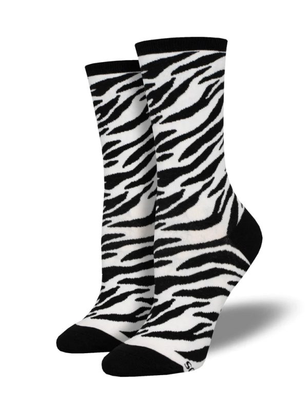 Zebra Print | White For Sale