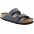 Birkenstock Classic Arizona Smooth Leather Regular Fit Blue Supply