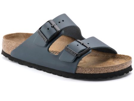 Birkenstock Classic Arizona Smooth Leather Regular Fit Blue Supply