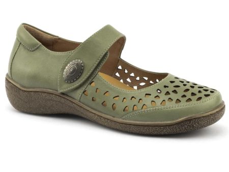 Klouds Piper Shoe Leather Pistachio on Sale