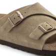 Birkenstock Classic Zurich Regular Fit Suede Taupe Discount