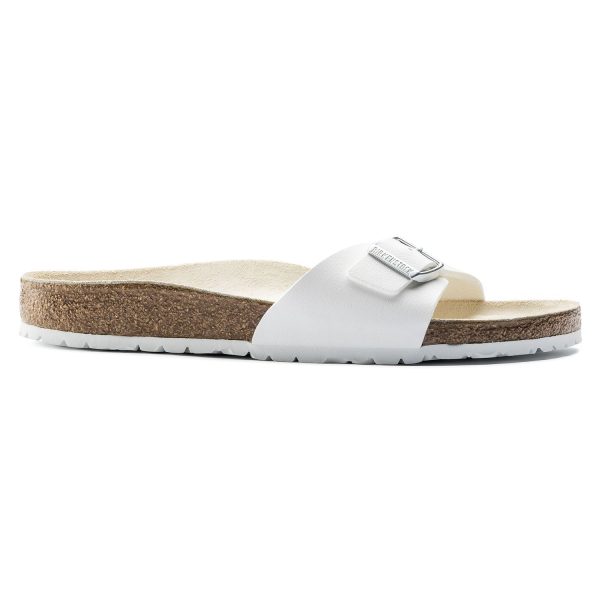 Birkenstock Classic Madrid Regular Fit Birko-Flor White For Sale