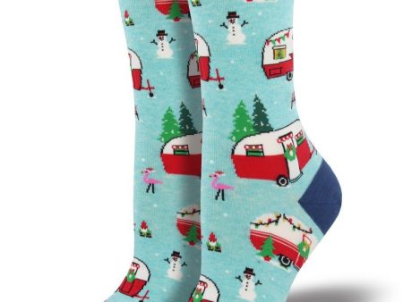 Christmas Campers | Women | Blue Heather Hot on Sale