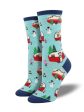 Christmas Campers | Women | Blue Heather Hot on Sale