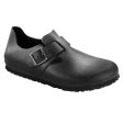 Birkenstock Shoes London Oiled Leather Regular Fit Black For Discount