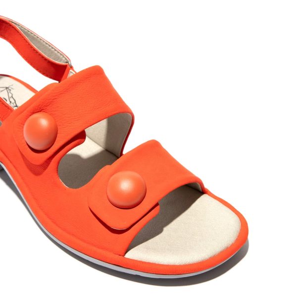 Fly London Elba489fly Sandal Leather Scarlet Sale