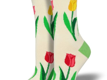 Spring Tulips | Bamboo | Ivory Heather Hot on Sale