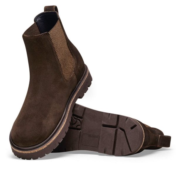 Birkenstock Highwood W Suede Leather Regular Fit Mocca Discount