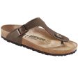 Birkenstock Classic Gizeh Regular Fit Birkibuc Mocca Online Sale