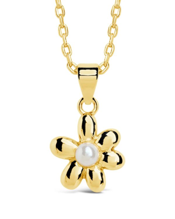 Sterling Forever Vallie Pearl Blossom Pendant Necklace For Discount