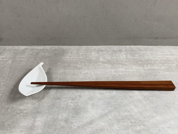 Hakusan Chopstick Rest Leaf White Online Hot Sale