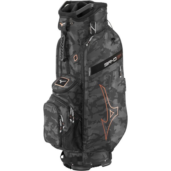 Mizuno BR-D3 Cart Bag - Black Camo Copper Online Sale