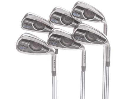 Ping G Series Steel Mens Right Hand Irons 5-PW Blue Dot 1* Upright Regular - Ping AWT 2.0 Supply