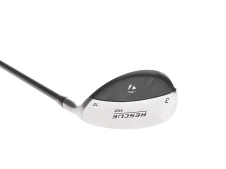 TaylorMade Rescue Mid Graphite Mens Right Hand 3 Hybrid 19* Regular - TaylorMade Online now