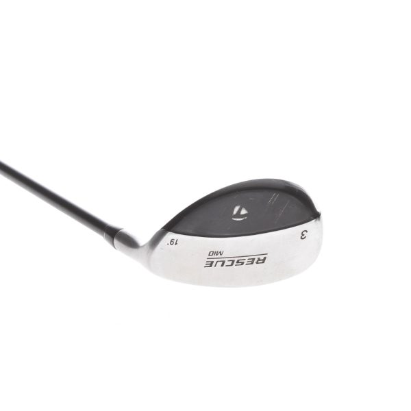 TaylorMade Rescue Mid Graphite Mens Right Hand 3 Hybrid 19* Regular - TaylorMade Online now