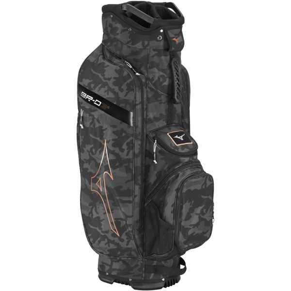 Mizuno BR-D3 Cart Bag - Black Camo Copper Online Sale