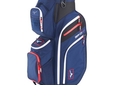 Mizuno BR-D4 Cart Bag - Navy Red For Sale