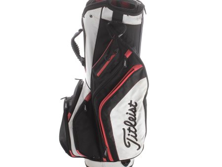 Titleist Cart Bag - Red Black White Online Hot Sale