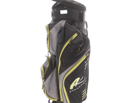 PowaKaddy Cart Bag - Black Grey Yellow For Cheap