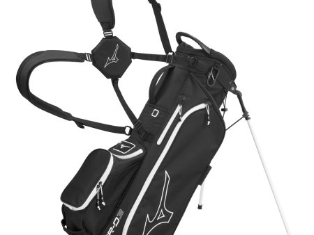 Mizuno BR-D3 Stand Bag - Black White Sale