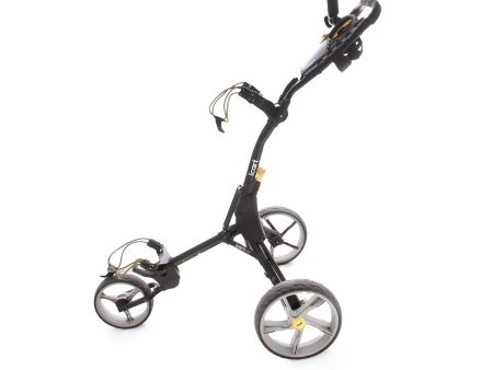 I-Cart Evo 3-Wheel Push Trolley - Black Silver For Discount