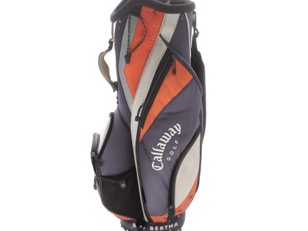 Callaway Big Bertha Cart Bag - Blue Gray Orange on Sale