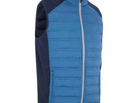 ProQuip Helm Quilt Gilet - Navy Mid Blue Online Hot Sale