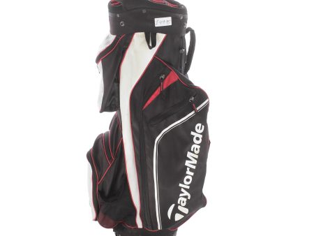 TaylorMade Cart Bag - Black White Red Online Sale